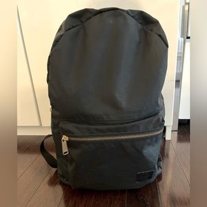 Herschel Classic Backpack 20L Black Tonal Logo and Gold Zippers